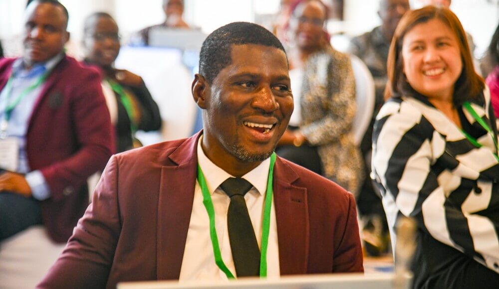 Mamadou Koutou (front), Programme Research Officer at AUC-SAFGRAD highlighted the importance of embedding research, education, and extension into continental frameworks