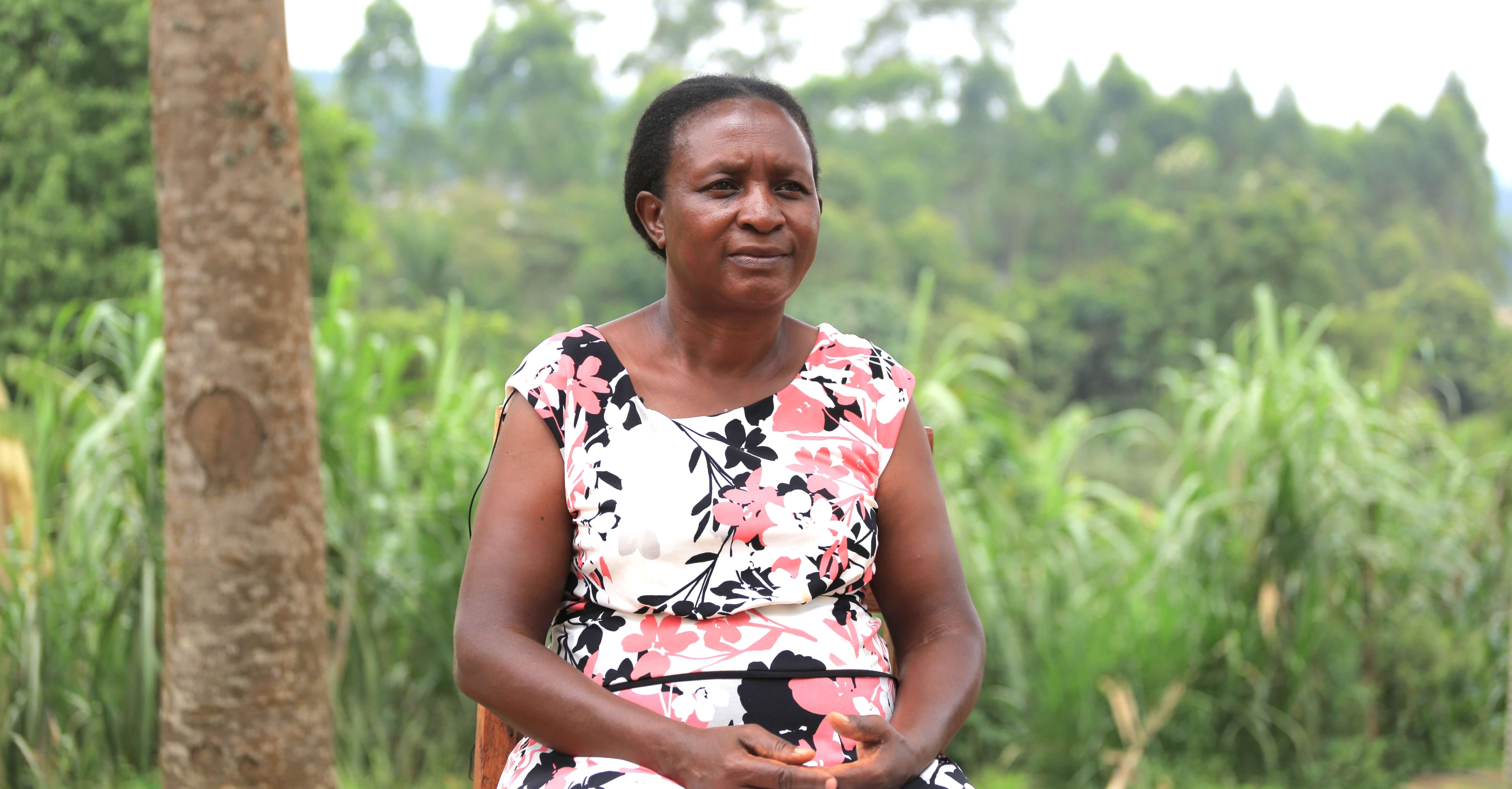 Justine Bagenda explains mixed enterprises featuring greenhouse vegetable production, dairy cattle, poultry, rabbits, fish farming, and Azolla cultivation that are linked to BSF production.
